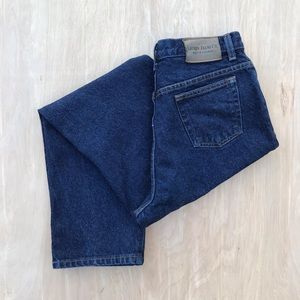 ralph lauren 5769 straight leg dark wash jeans 12P